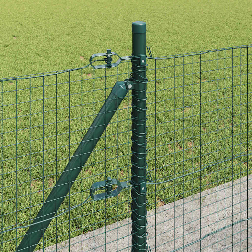 Fence Post Green 50 x 0.6 m (25 x 25 mm mesh) Steel and PVC