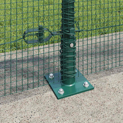 Fence Post Green 50 x 0.8 m (12 x 12 mm mesh) Steel and PVC