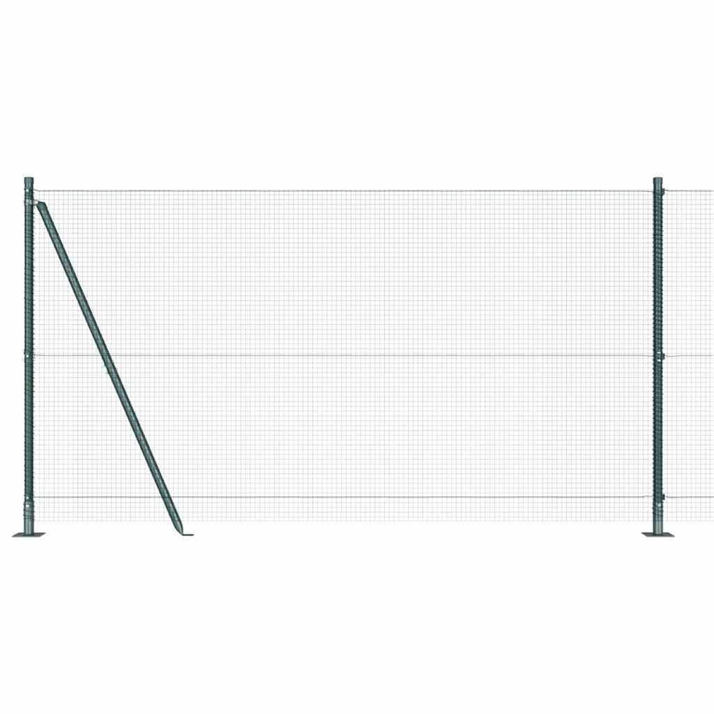 Welded Wire Fence with Concrete Base 50 x 1.2 m (W x H)