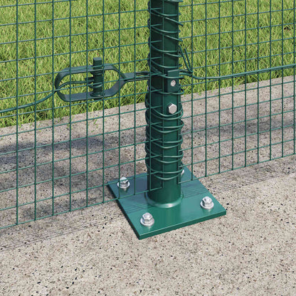 Fence Post Green 100 x 1 m (16 x 16 mm mesh) Steel and PVC