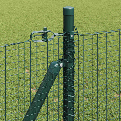 Fence Post Green 100 x 1 m (16 x 16 mm mesh) Steel and PVC