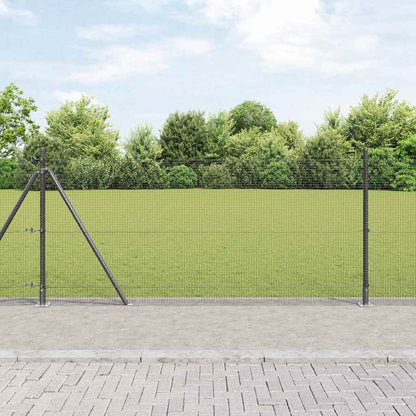 Welded Wire Fence with Concrete Base 10 x 1 m (W x H)