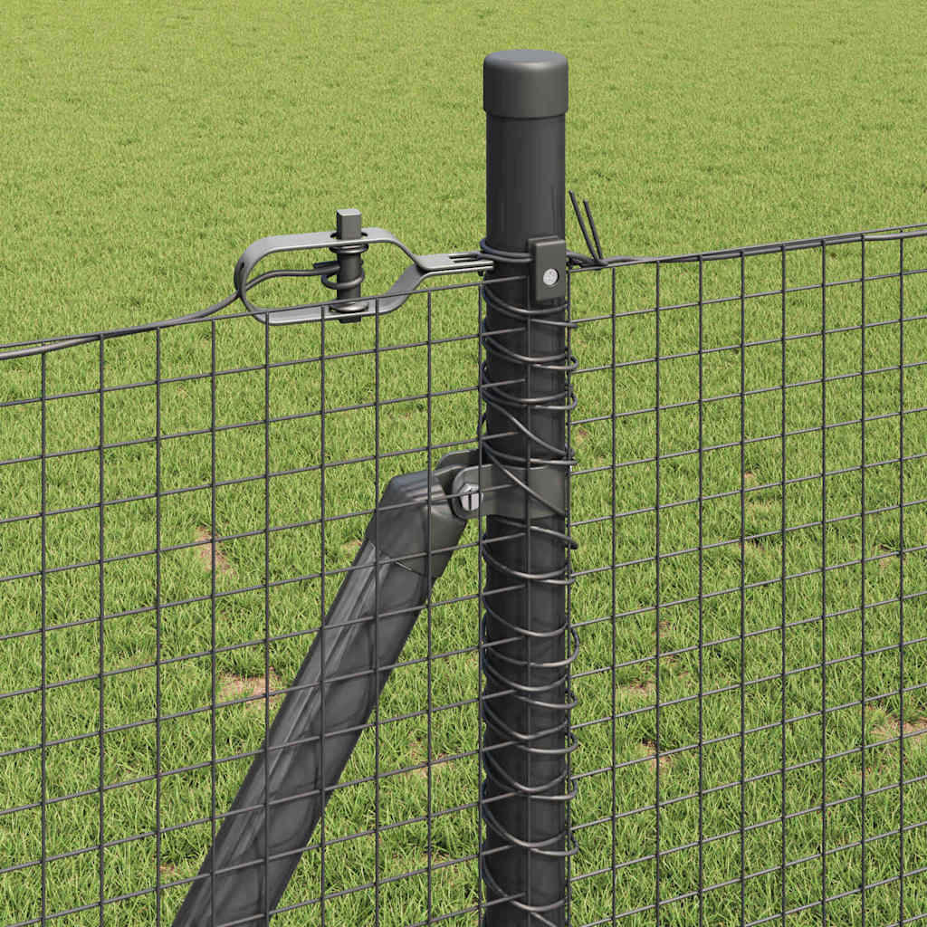 Welded Wire Fence with Concrete Base 10 x 1 m (W x H)