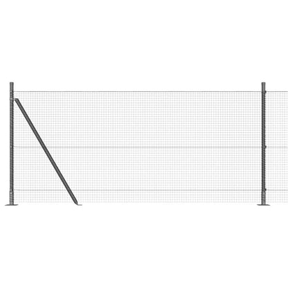 Welded Wire Fence with Concrete Base 10 x 1 m (W x H)