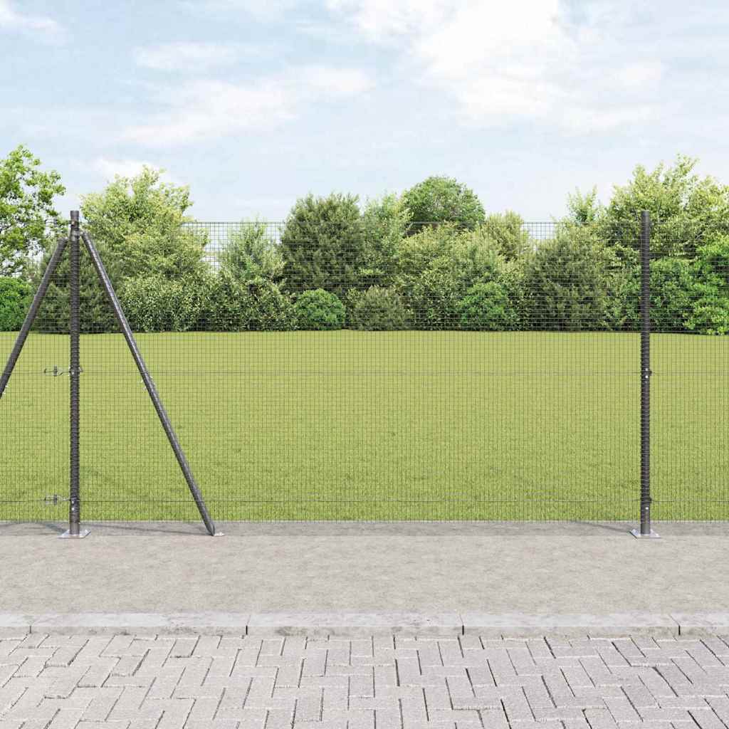Welded Wire Fence with Concrete Base 10 x 1.2 m (W x H)