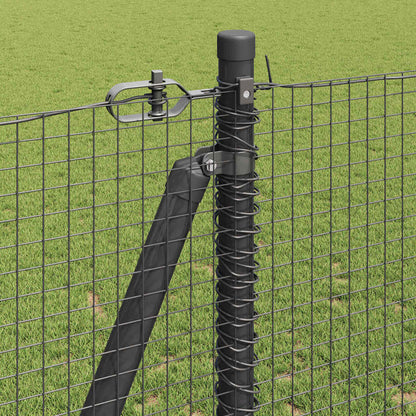 Fence Post Grey 10 x 1.2 m (19 x 19 mm mesh) Steel and PVC