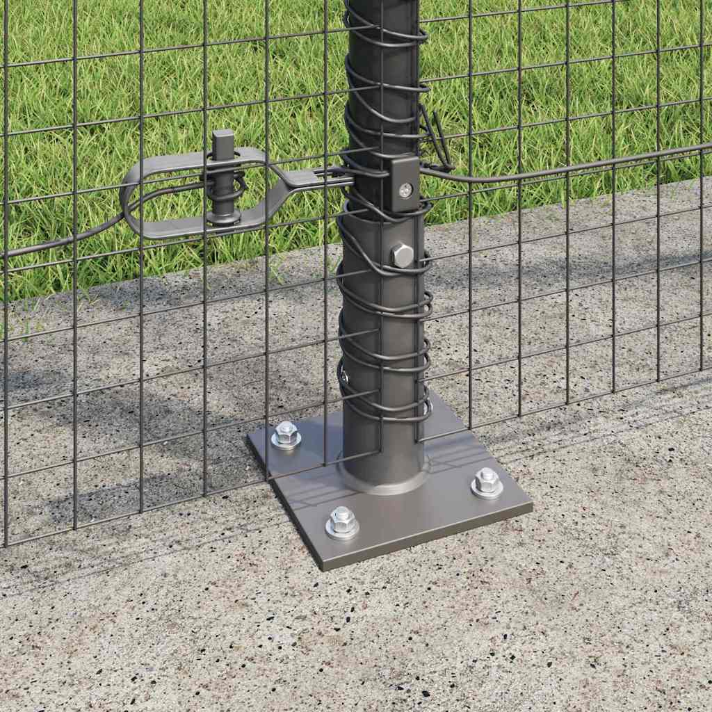 Fence Post Grey 10 x 1.4 m (25 x 25 mm mesh) Steel and PVC