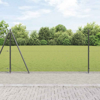 Welded Wire Fence with Concrete Base 25 x 1.2 m (W x H)