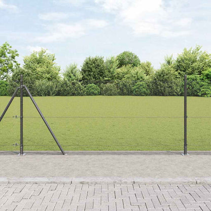 Welded Wire Fence with Concrete Base 25 x 1.5 m (W x H)