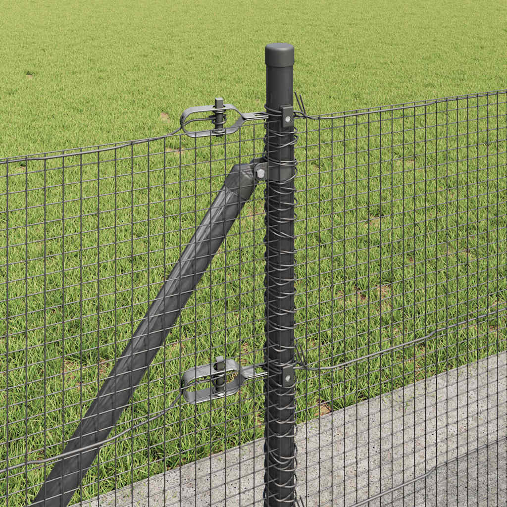Welded Wire Fence with Concrete Base 100 x 0.6 m (W x H)
