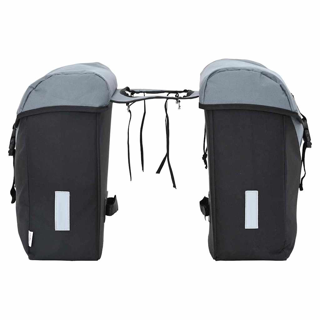 Bicycle Bag Grey and Black 31.5 x 15.5 x 40 cm Polyester