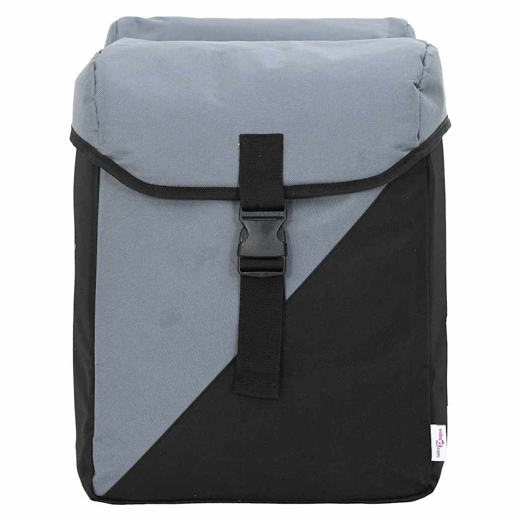 Bicycle Bag Grey and Black 31.5 x 15.5 x 40 cm Polyester