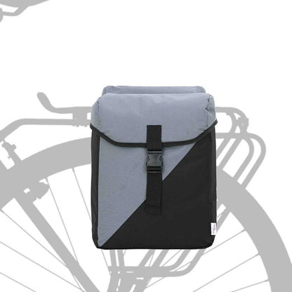 Bicycle Bag Grey and Black 31.5 x 15.5 x 40 cm Polyester