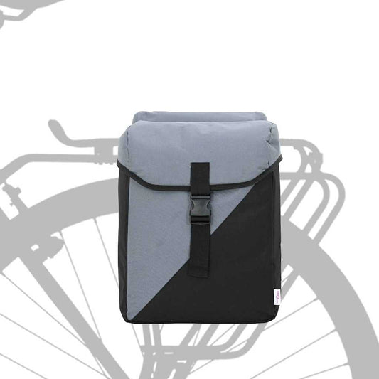 Bicycle Bag Grey and Black 31.5 x 15.5 x 40 cm Polyester