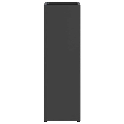 Umbrella Stand with Storage Black 15.5 x 15.5 x 49 cm Metal