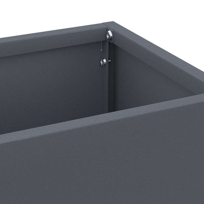 Umbrella Stand Anthracite 15.5 x 15.5 x 49 cm Steel