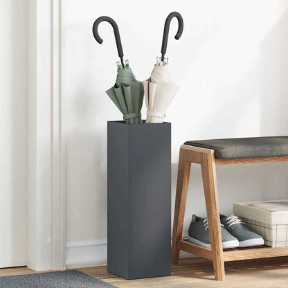 Umbrella Stand Anthracite 15.5 x 15.5 x 49 cm Steel