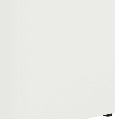 Umbrella Stand with Storage White 15.5 x 15.5 x 49 cm Metal