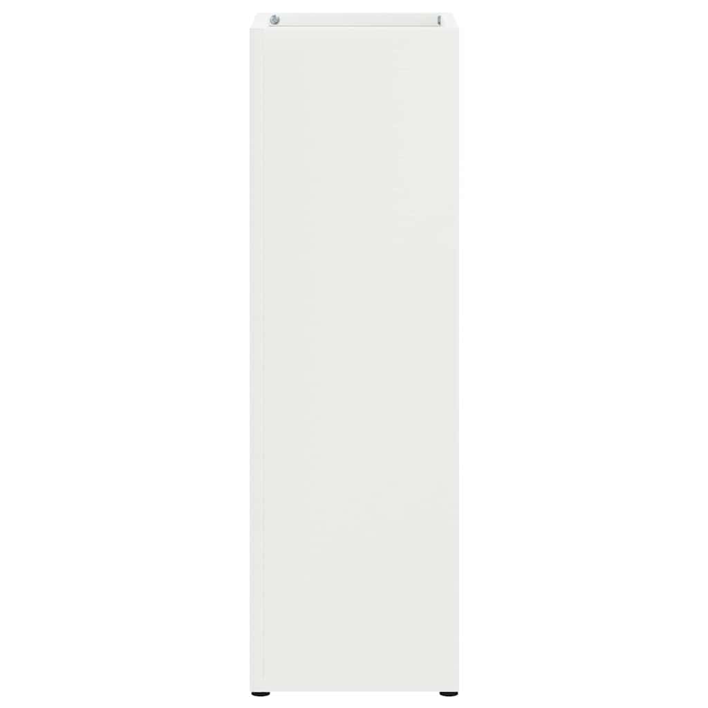 Umbrella Stand with Storage White 15.5 x 15.5 x 49 cm Metal