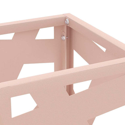 Umbrella Stand with Storage Pink 15.5 x 15.5 x 49 cm Metal