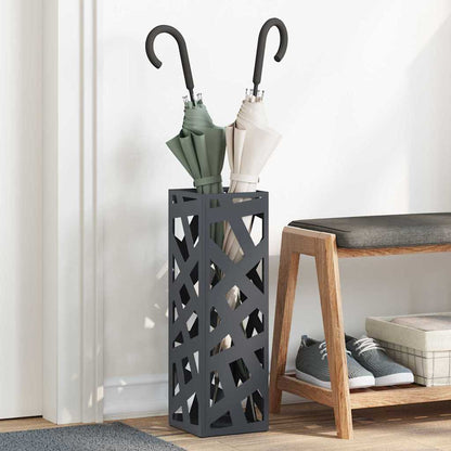 Umbrella Stand Anthracite 15.5 x 15.5 x 49 cm Metal