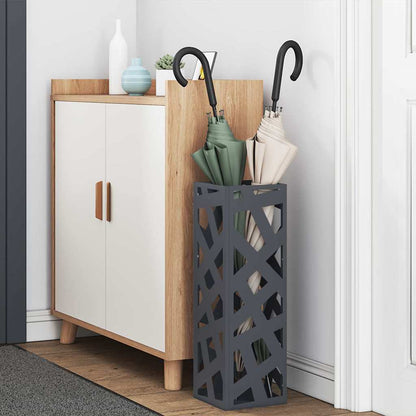 Umbrella Stand Anthracite 15.5 x 15.5 x 49 cm Metal