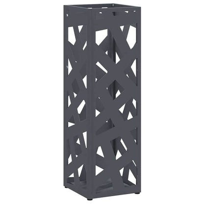 Umbrella Stand Anthracite 15.5 x 15.5 x 49 cm Metal