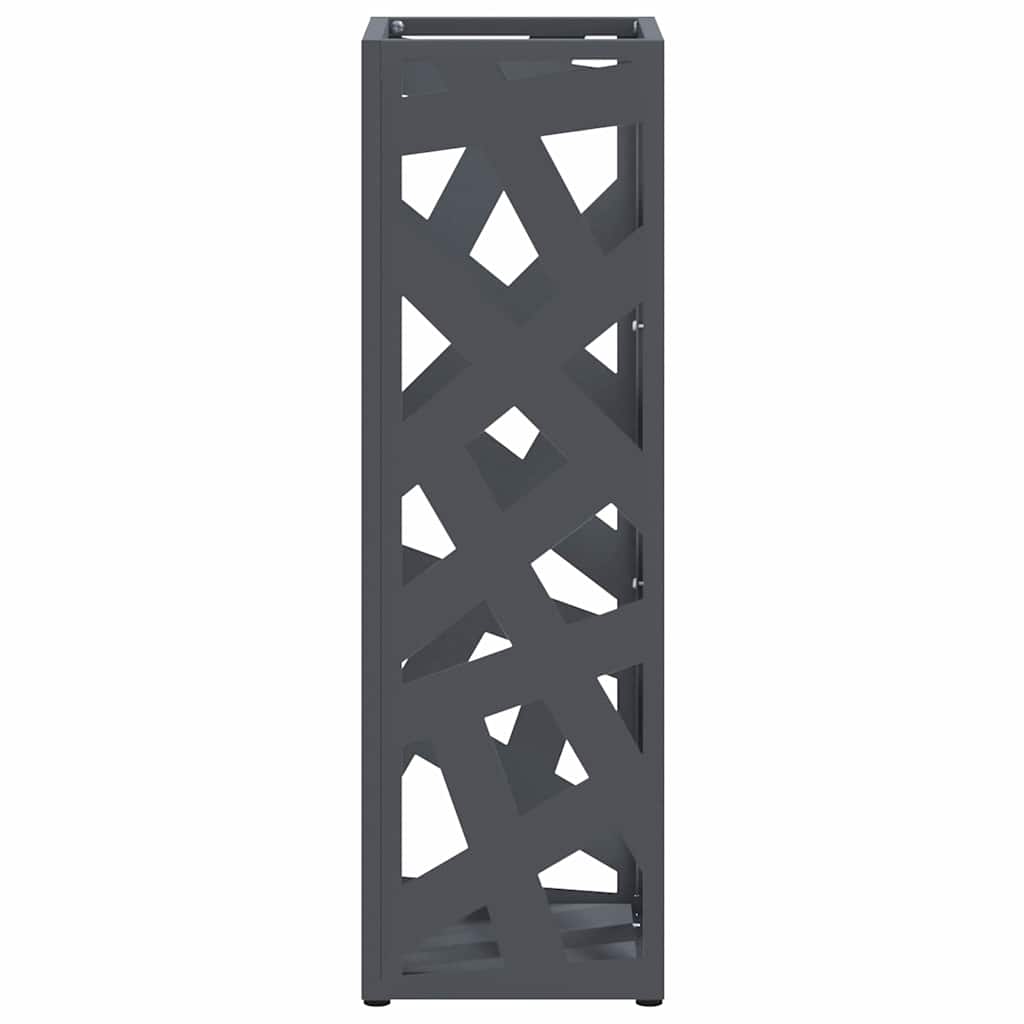 Umbrella Stand Anthracite 15.5 x 15.5 x 49 cm Metal