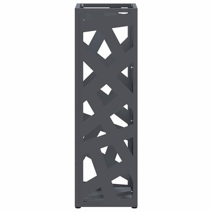 Umbrella Stand Anthracite 15.5 x 15.5 x 49 cm Metal