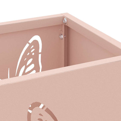 Umbrella Stand with Storage Pink 15.5 x 15.5 x 49 cm Metal