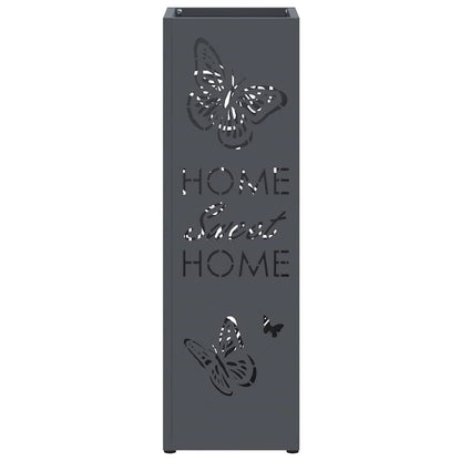 Umbrella Stand Anthracite 15.5 x 15.5 x 49 cm Metal