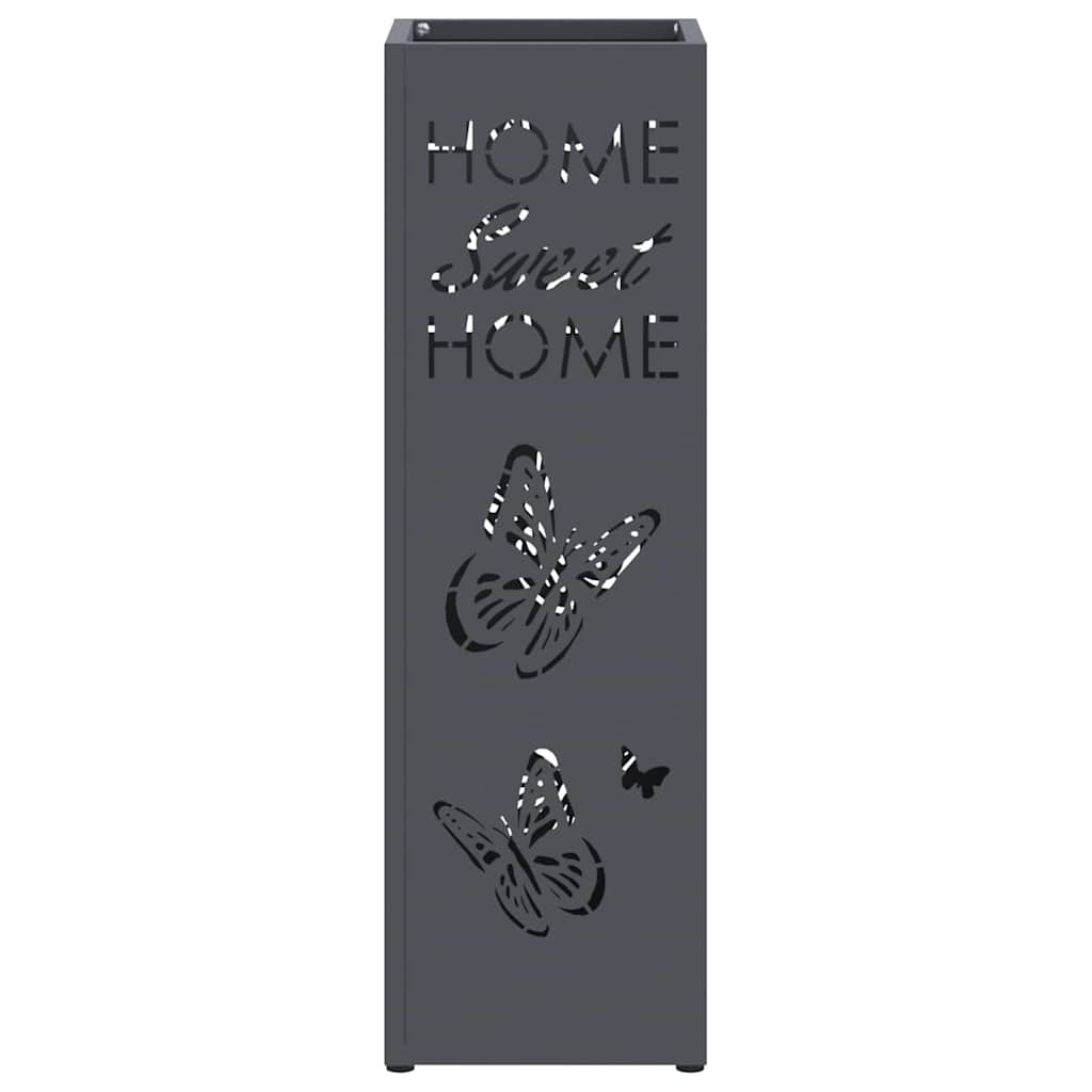 Umbrella Stand Anthracite 15.5 x 15.5 x 49 cm Metal