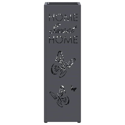 Umbrella Stand Anthracite 15.5 x 15.5 x 49 cm Metal