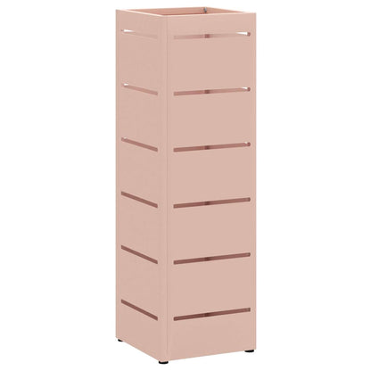 Umbrella Stand with Storage Pink 15.5 x 15.5 x 49 cm Metal