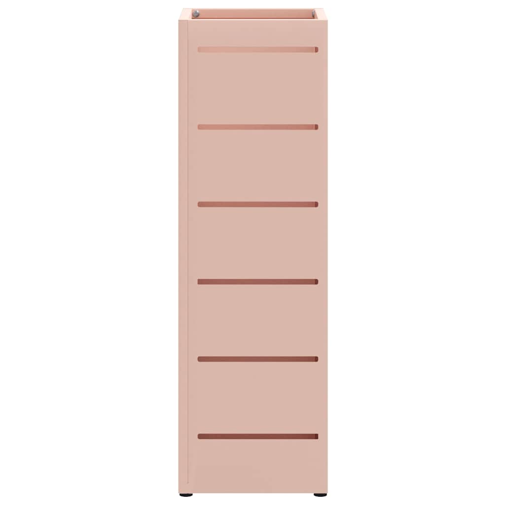 Umbrella Stand with Storage Pink 15.5 x 15.5 x 49 cm Metal