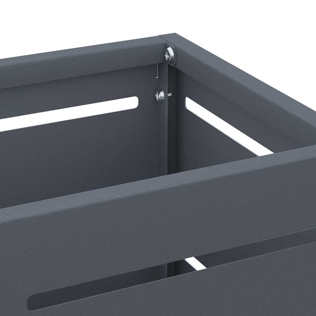 Umbrella Stand Anthracite 15.5 x 15.5 x 49 cm Metal