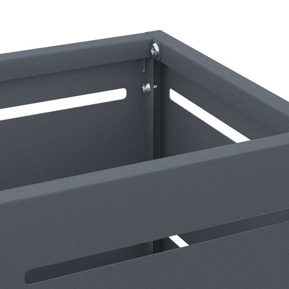 Umbrella Stand Anthracite 15.5 x 15.5 x 49 cm Metal