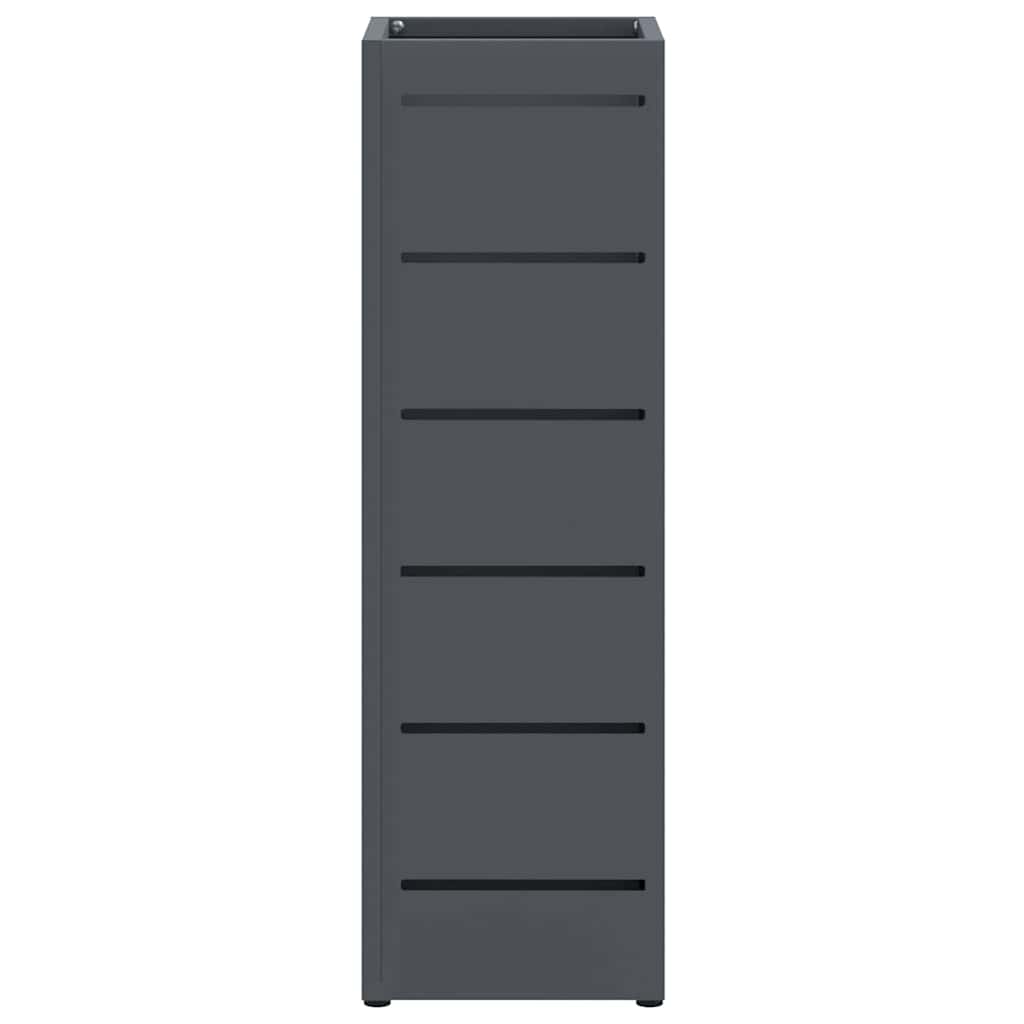 Umbrella Stand Anthracite 15.5 x 15.5 x 49 cm Metal