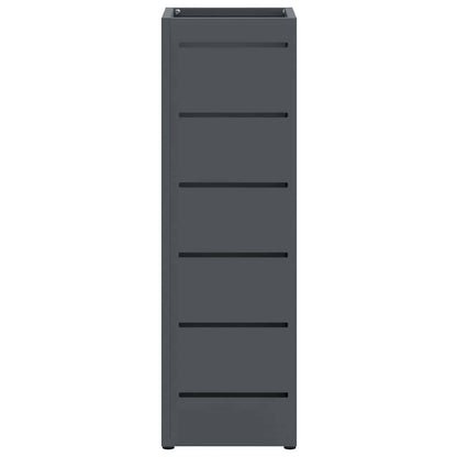 Umbrella Stand Anthracite 15.5 x 15.5 x 49 cm Metal