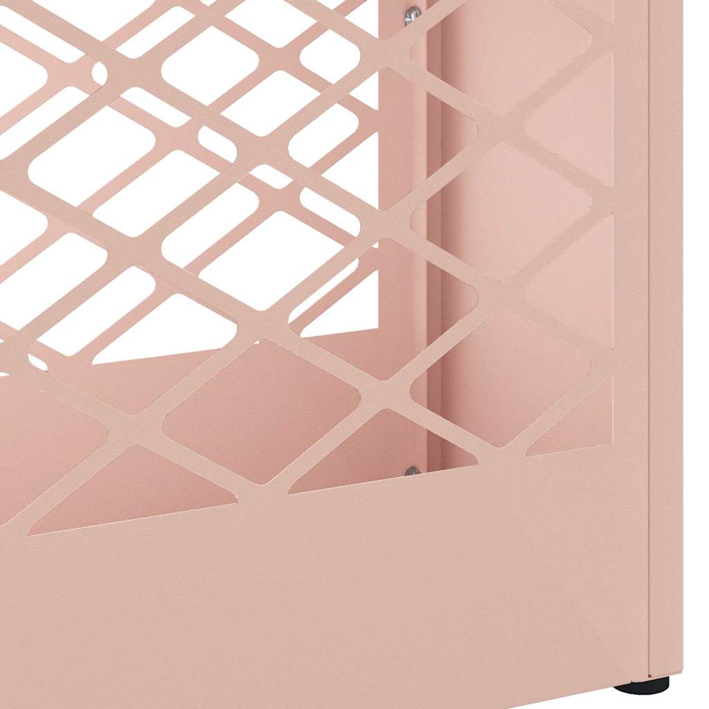 Umbrella Stand Pink 28 x 12 x 41 cm Steel
