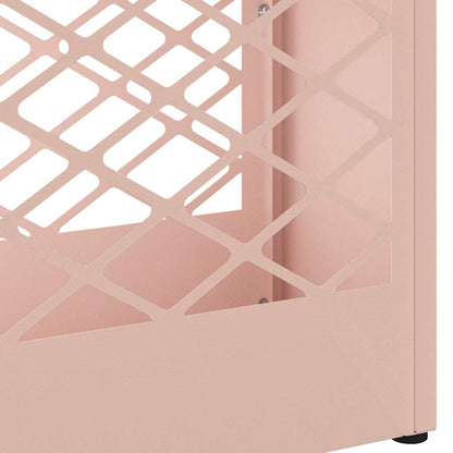 Umbrella Stand Pink 28 x 12 x 41 cm Steel
