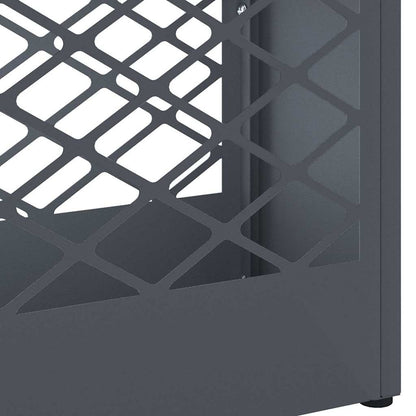 Umbrella Stand Anthracite 28 x 12 x 41 cm Steel