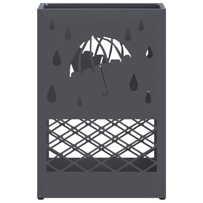 Umbrella Stand Anthracite 28 x 12 x 41 cm Steel