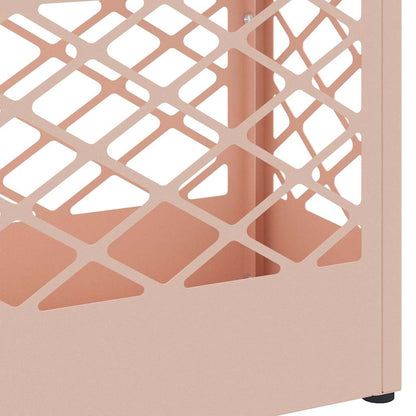 Umbrella Stand Pink 28 x 12 x 41 cm Steel