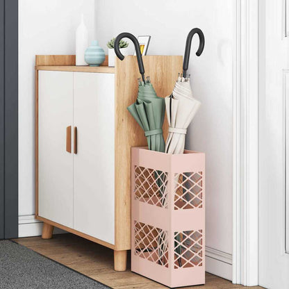 Umbrella Stand Pink 28 x 12 x 41 cm Steel