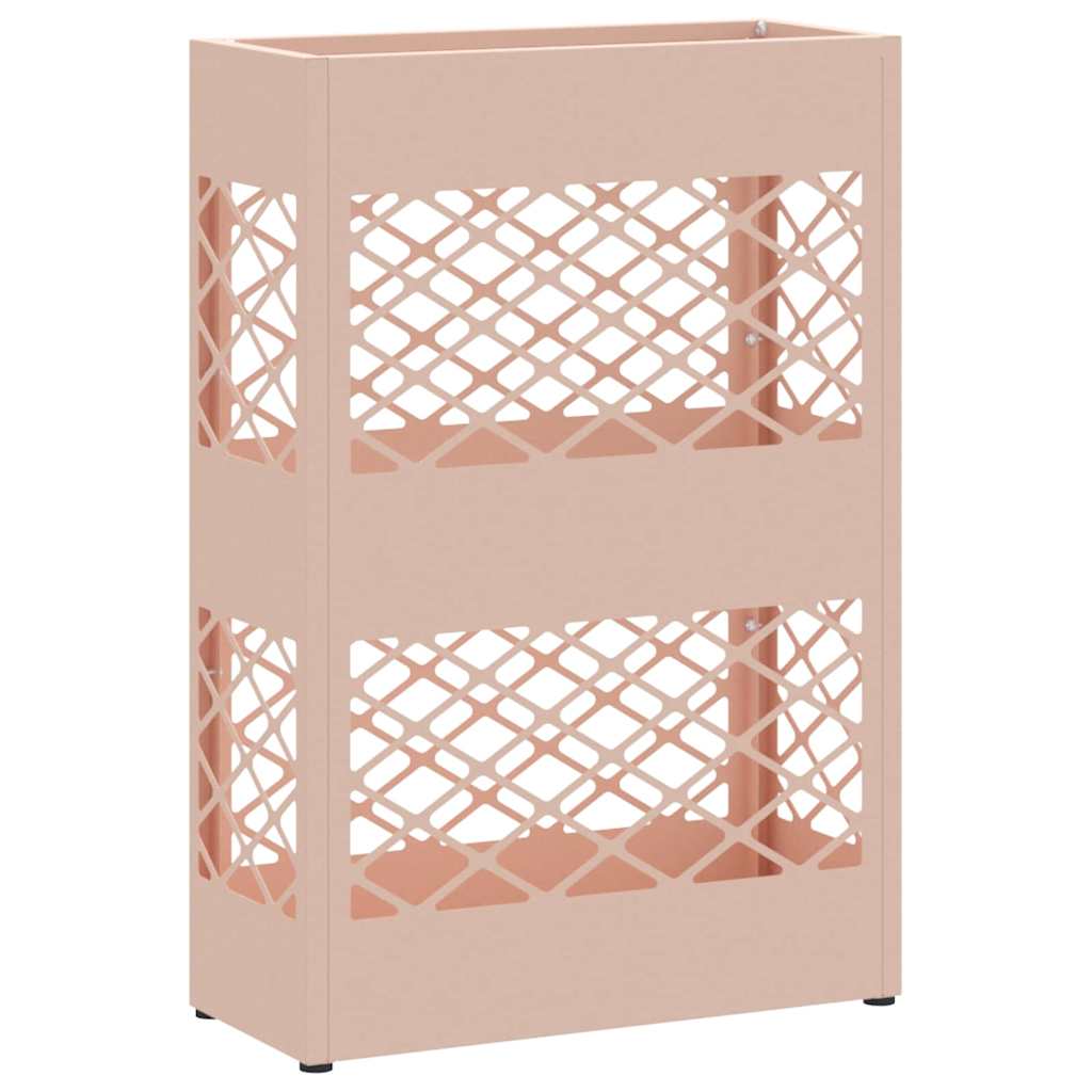 Umbrella Stand Pink 28 x 12 x 41 cm Steel