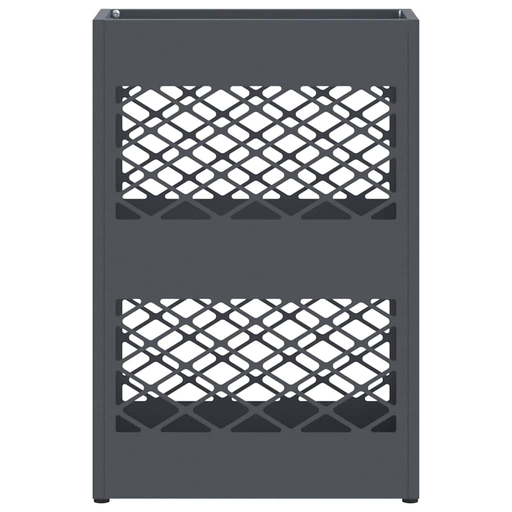 Umbrella Stand Anthracite 28 x 12 x 41 cm Steel