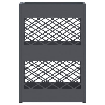 Umbrella Stand Anthracite 28 x 12 x 41 cm Steel