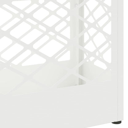 Umbrella Stand White 28 x 12 x 41 cm Steel