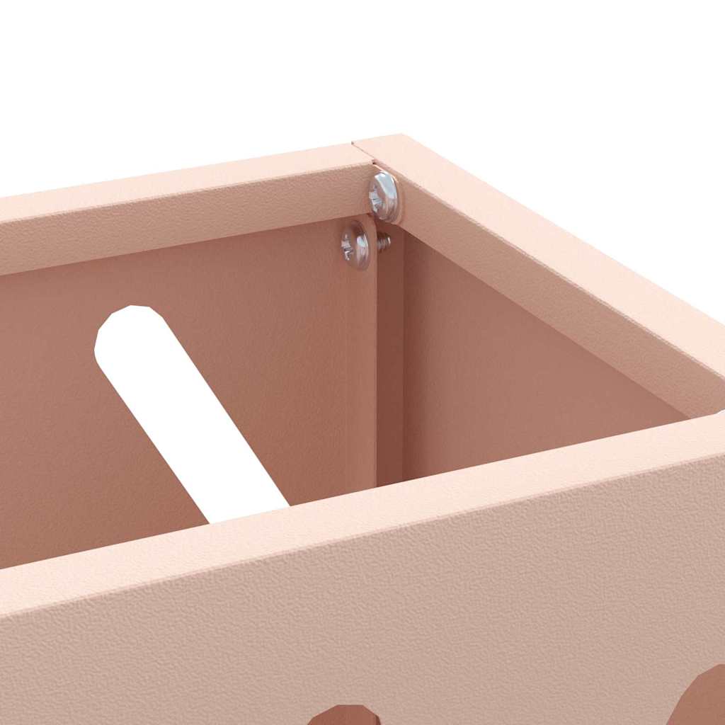Umbrella Stand Pink 28 x 12 x 41 cm Steel